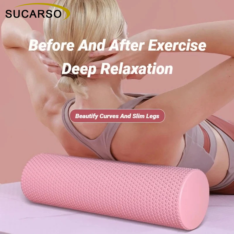 Yoga Fitness Body - 30x10cm EVA Strukturierter Schaumstoffroller Muskelmassagegerät für