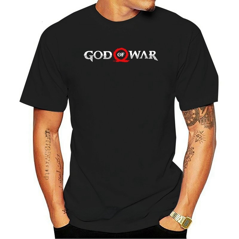 Yoga Fitness Video - Herren God of War Gaming T-Shirt,