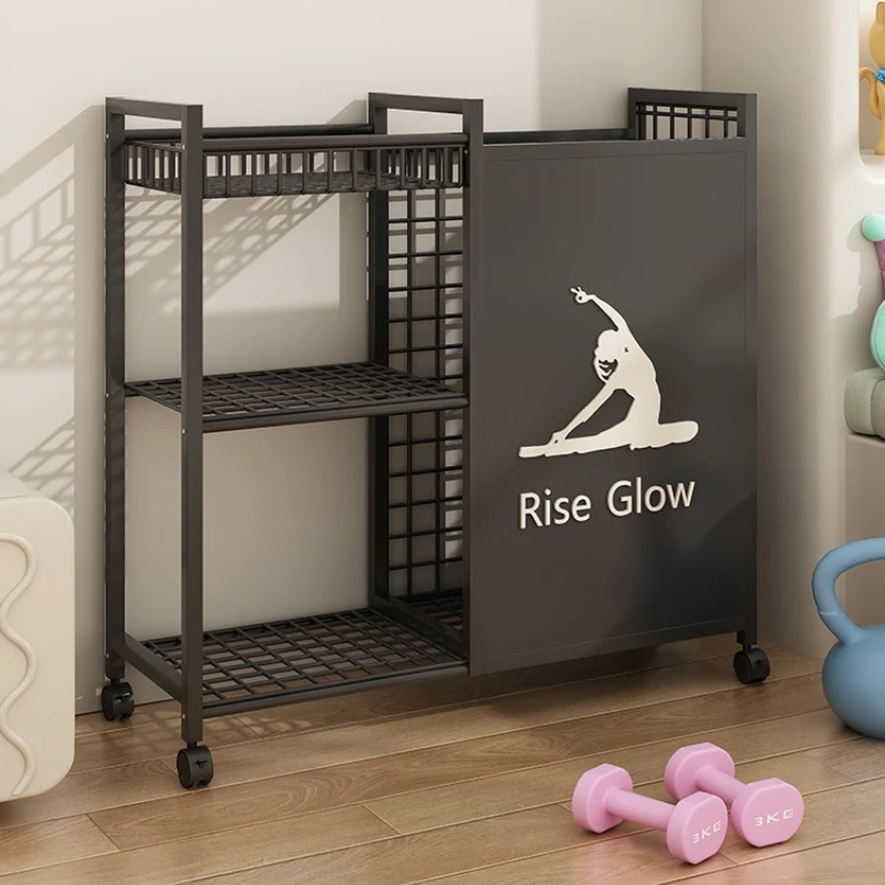 Yoga Fitness Studio - Mobiler Fitnesswagen mit Rädern – Multi-Sport-Organizer
