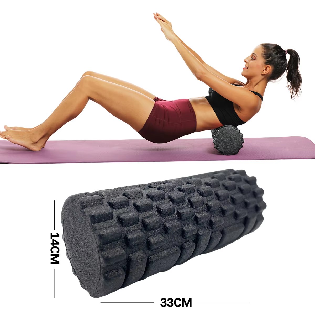 Yoga Fitness Body - 30/33 cm Fitness Schaum Roller Yoga