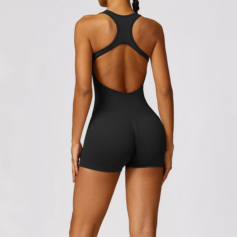 Yoga Fitness Stretching - Sexy Back Overall Gym Set Frauen