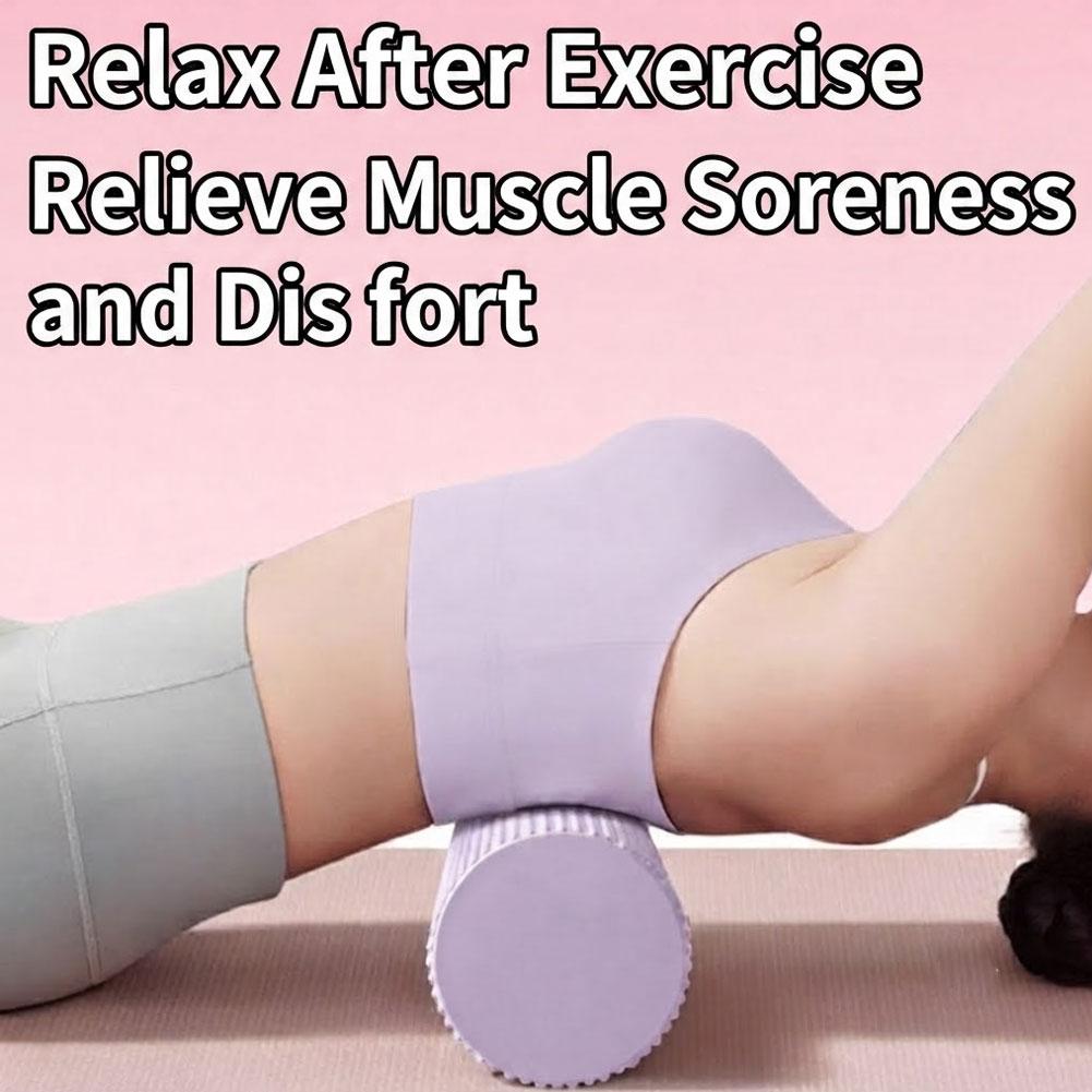 Yoga Fitness Body - Yoga-Schaumstoffrolle EVA Hochdichte Yoga-Säule Pilates-Schaumstoffrolle Übungs-Rückenmassagerolle