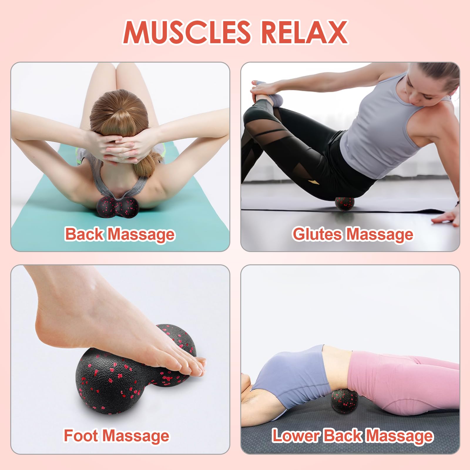 Hohl Yoga Roller Massage Erdnu – Yoga Fitness Body Bewertung und Preis