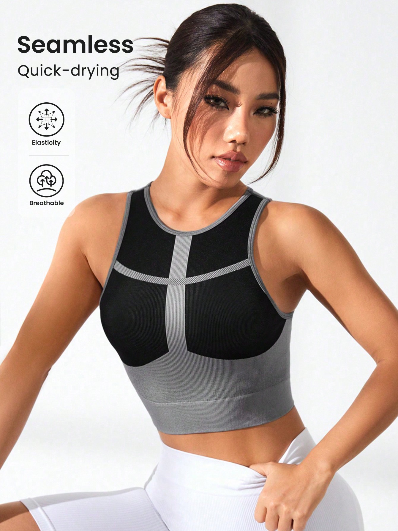 Damen Colorblock Geripptes Cro – Yoga Blocks Bewertung und Preis