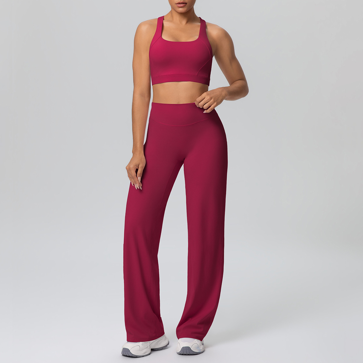 Sport-BH mit überkreuzten Träg – Yoga Fitness Stretching Bewertung und Preis